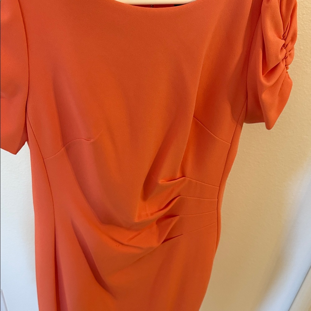 Karl Lagerfeld Vibrant Coral Dress Sz 4